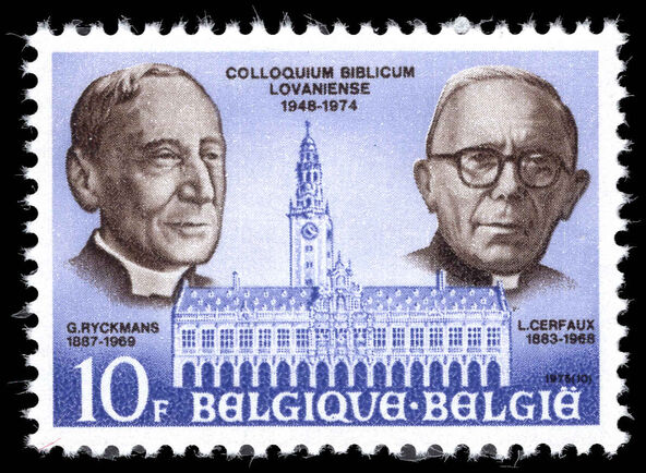 Belgium 1975 25th Anniversary of Louvain Colloquium Biblicum unmounted mint.