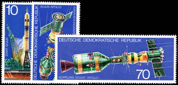 East Germany 1975 Apollo-Soyuz unmounted mint.