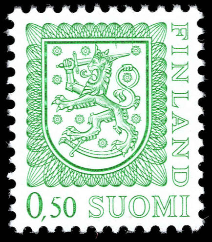 Finland 1975 50p green unmounted mint.
