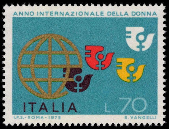 Italy 1975 International Womens Year unmounted mint.