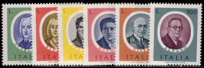 Italy 1975 Italian Composers unmounted mint.