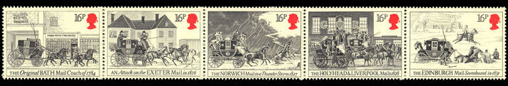 1984 Royal Mail Coach unmounted mint.
