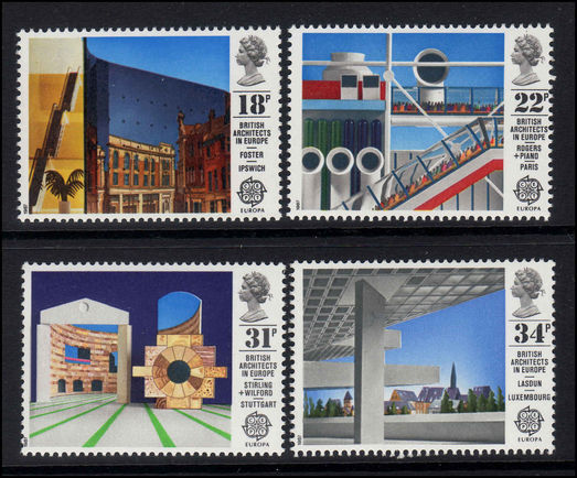 1987 Europa. British Architects in Europe unmounted mint.