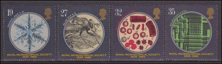 1989 150th Anniv of Royal Microscopical Society unmounted mint.