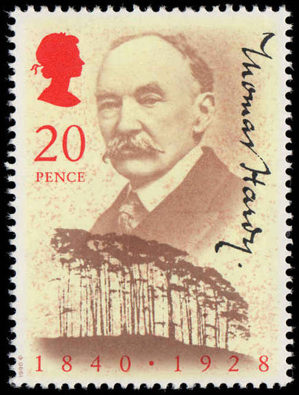 1990 150th Anniv of Thomas Hardy unmounted mint.
