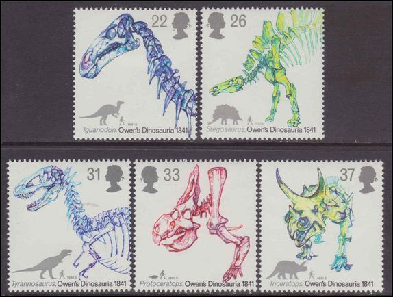 1991 150th Anniversary of Dinosaurs unmounted mint.