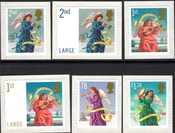 2007 Christmas (Angels) unmounted mint.
