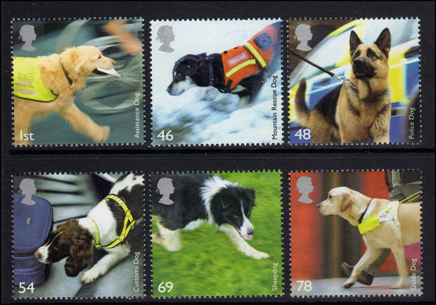 2008 Working Dogs unmounted mint.