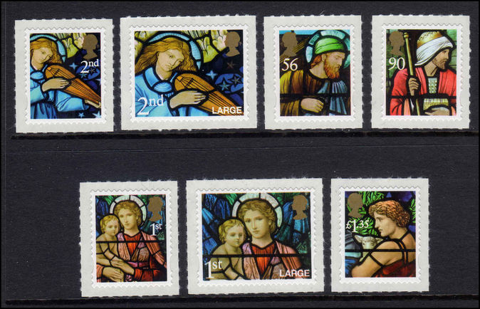 2009 Christmas. Stained Glass Windows unmounted mint.