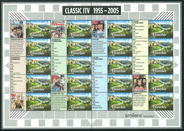 2005 Classic ITV Smilers Sheet unmounted mint. 