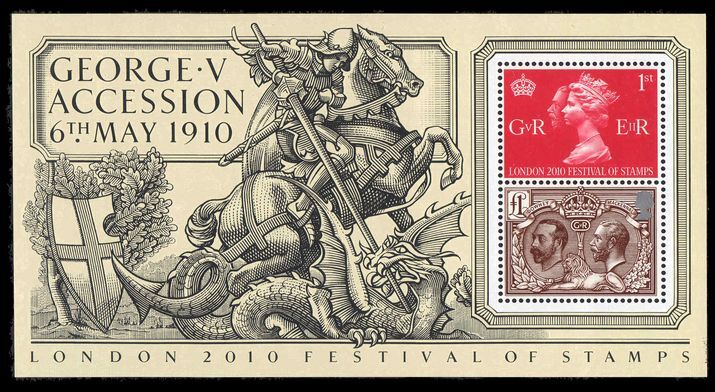 2010 London 2010 Festival of Stamps (1st issue) souvenir sheet unmounted mint.