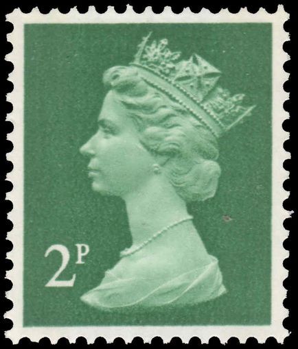 X849 2p myrtle-green (2 bands) unmounted mint.