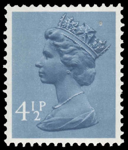 X865 4½p grey-blue (2 bands) unmounted mint.