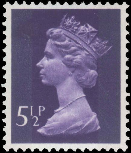 X868 5½p violet (2 bands) unmounted mint.