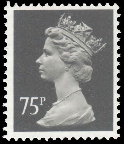 X994 75p grey-black (face value 367a) Harrison ordinary paper unmounted mint.