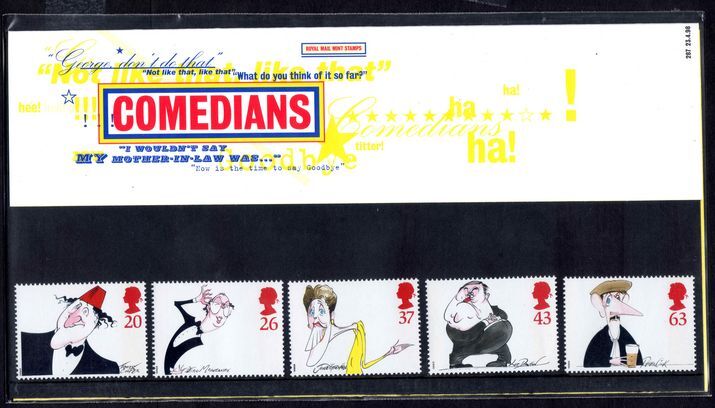 1998 Comedians Presentation Pack.