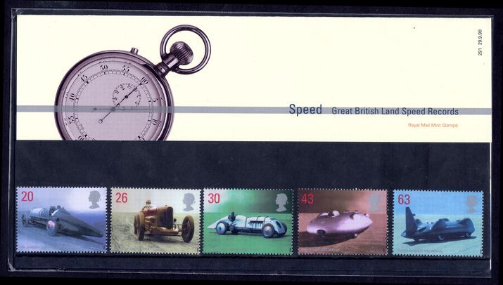 1998 British Land Speed Record Holders Presentation Pack.