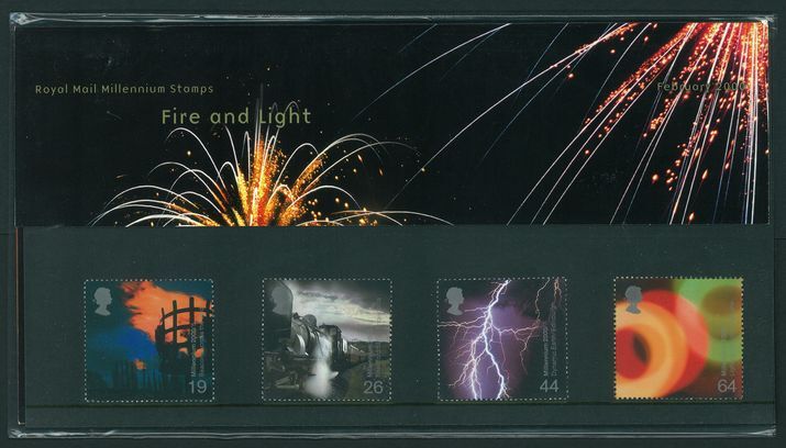 2000 Millennium Projects (2nd series). Fire and Light Presentation Pack.
