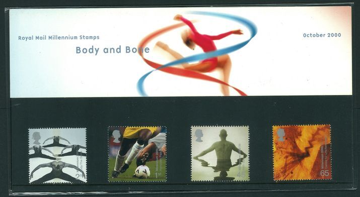 2000 Millennium Projects (10th series). Body and Bone Presentation Pack.