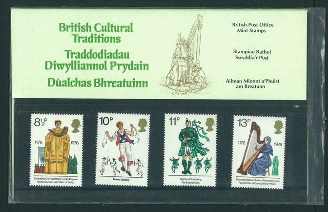 1976 British Cultural Traditions Presentation Pack.