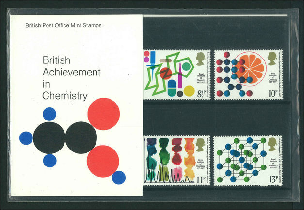 1977 Centenary of Royal Insitute of Chemistry Presentation Pack.