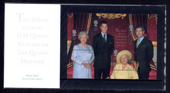 2000 Queen Mother Presentation Pack.