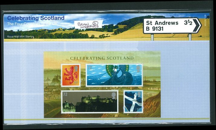 2006 Celebrating Scotland Presentation Pack.