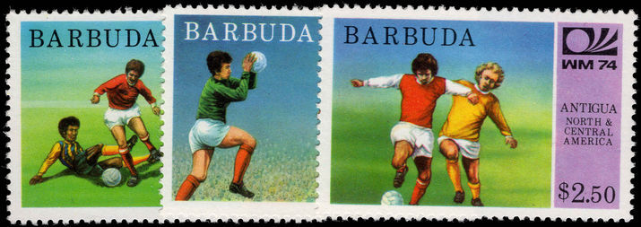 Barbuda 1974 World Cup Football unmounted mint.