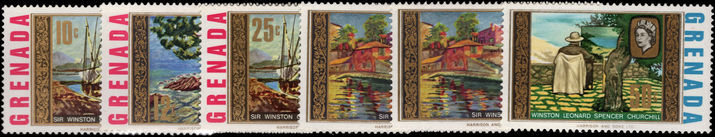 Grenada 1968 Paintings by Churchill unmounted mint.