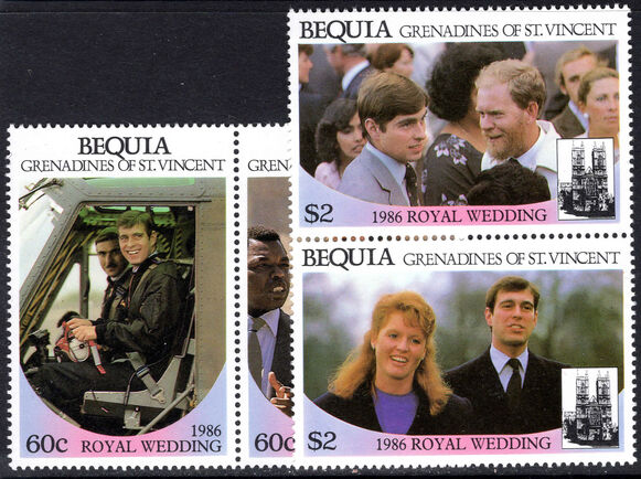 Bequia 1986 Royal Wedding unmounted mint.