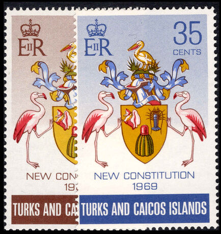 Turks & Caicos Islands 1970 New Constitution unmounted mint.