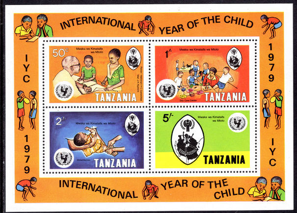 Tanzania 1979 International Year of the Child souvenir sheet unmounted mint.