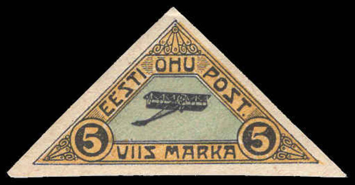 Estonia 1920 Helsinki air lightly mounted mint.