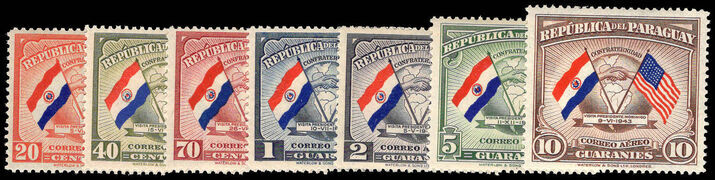 Paraguay 1945 Goodwill air set unmounted mint.