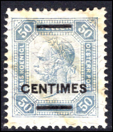 Post Office in Turkey 1903-04 50c perf 13x13½ fine lightly mounted mint.