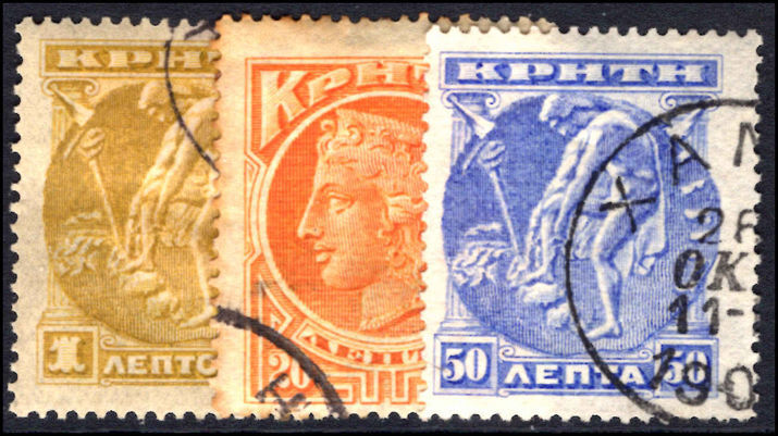 Crete 1901 changed colours set fine used.