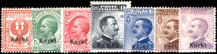 Calchi 1912 set of original values fine lightly mounted mint.
