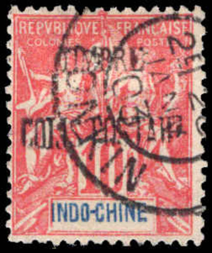 Indo-China 1899-1902 10c rose-red Parcel Post fine used.