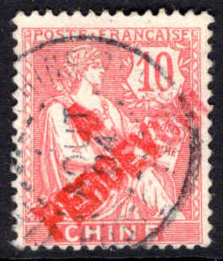 French PO's in China 1903 10c postage due fine used (signed Brun).