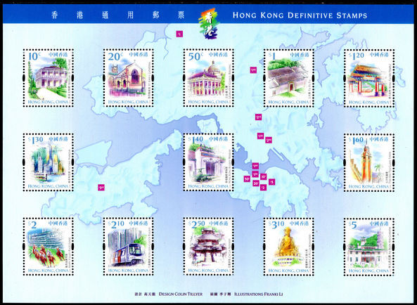 Hong Kong 1999-2002 1st souvenir sheet unmounted mint.