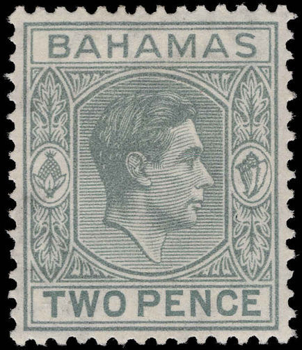 Bahamas 1938-52 2d pale slate lightly mounted mint.