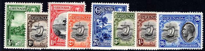 Grenada 1934-36 part set lightly mounted mint.