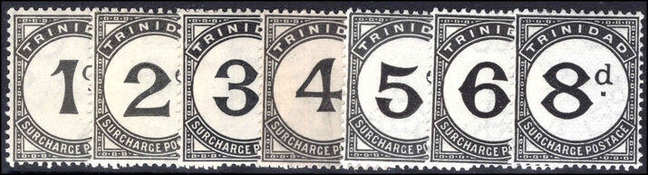 Trinidad & Tobago 1923-45 Postage Due set lightly mounted mint.