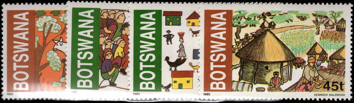 Botswana 1982 Childrens Art unmounted mint.