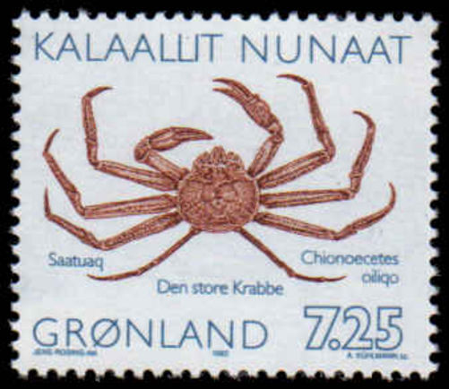 Greenland 1993 7k25 Crab Oiliqo Incorrect unmounted mint.
