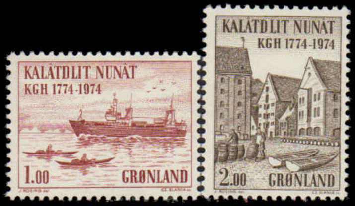 Greenland 1974 Trade Department unmounted mint.