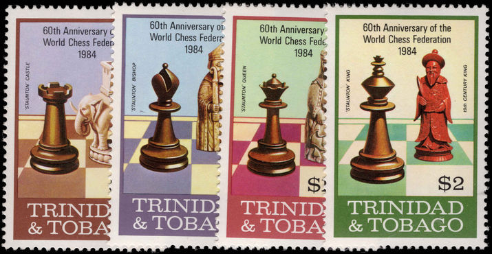 Trinidad & Tobago 1984 Chess Federation unmounted mint.