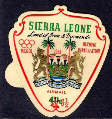 Sierra Leone 1968 6½c on 40c Olympics unmounted mint.