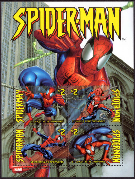 St Vincent 2003 Spider-Man souvenir sheet unmounted mint.