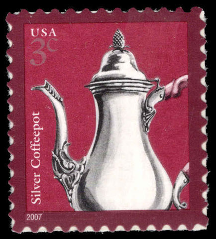 USA 2002-14 5c Silver teapot perf 11.5x11 2007 imprint) unmounted mint.